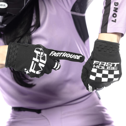 Fasthouse  Womens Elrod Xenon Glove - Black