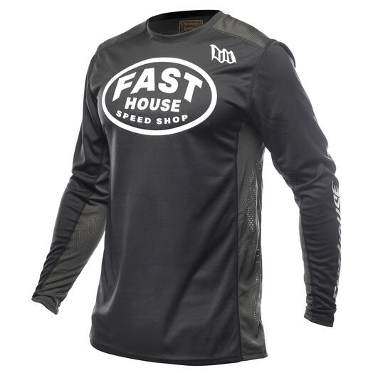 Fasthouse Grindhouse Ramble Longsleeve Jersey - Black/Grey