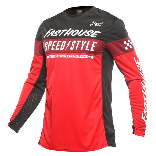 Fasthouse Grindhouse Akin Jersey - Red/Black