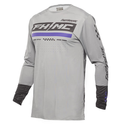 Fasthouse Helx Podm Jersey - Grey/Black/Purple