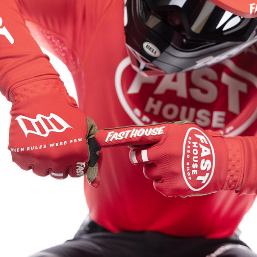 Fasthouse  Speed Style Ramble Glove - Red