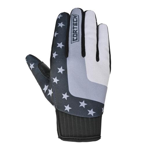 Cortech Standard Issue Flag Glove - Black/Grey