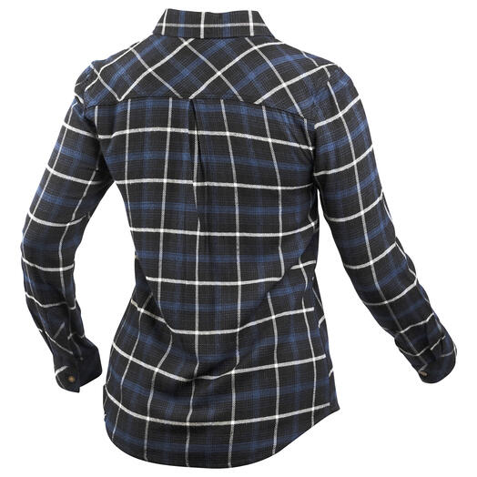 Fasthouse Honey Flannel Long Sleeve Shirt - Blue/Black
