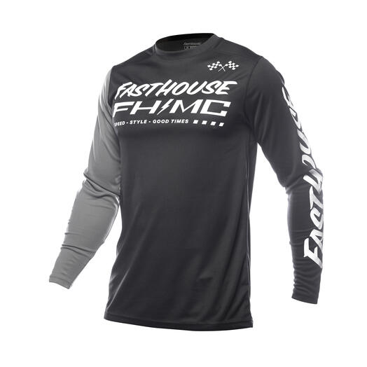Fasthouse Youth Carbon Methd Jersey - Black/Grey