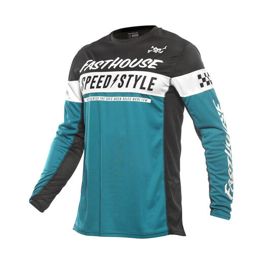 Fasthouse Youth Grindhouse Akin Jersey - Marine/Black