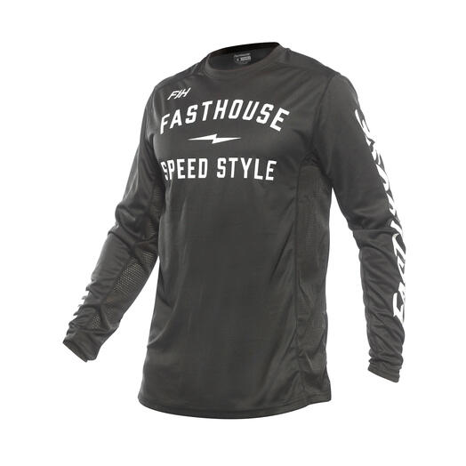 Fasthouse Youth Grindhouse Grit Jersey - Black