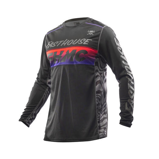 Fasthouse Youth Grindhouse Nova Jersey - Black/Black