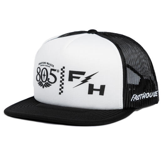Fasthouse 805 Bond Hat - Black/White