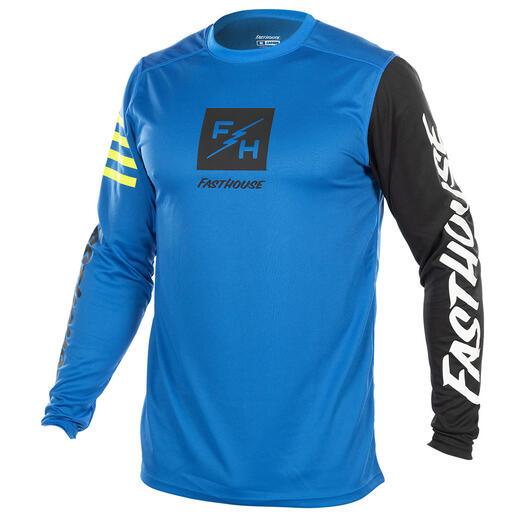 Fasthouse Carbon Echo Longsleeve Jersey - Blue