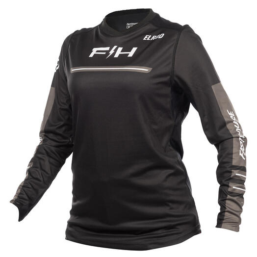 Fasthouse Womens Elrod React Longsleeve Jersey - Black