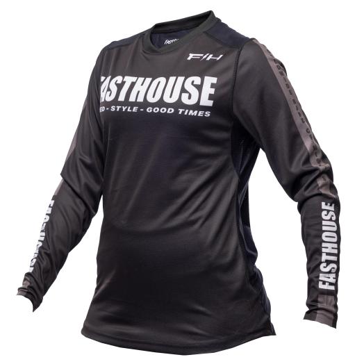 Fasthouse Womens Elrod Storm Jersey - Black