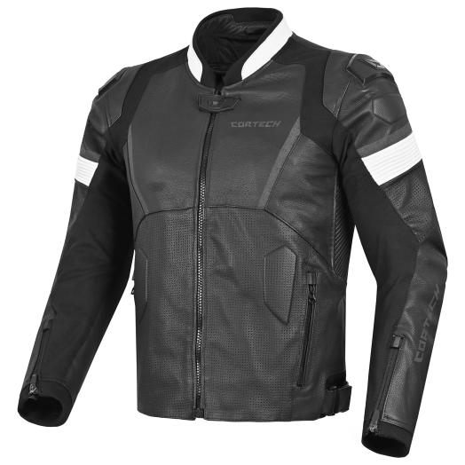 Cortech Revo Lthr Jacket - Black/White