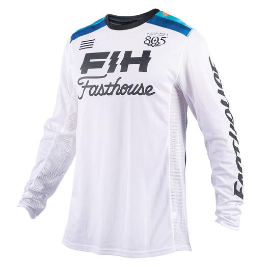 Fasthouse Grindhouse TB Island Hopping Jersey - White
