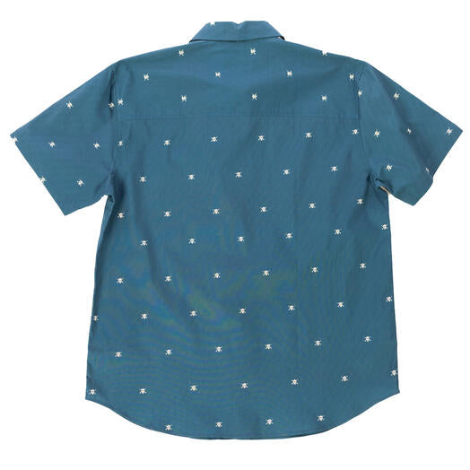 Fasthouse Jasper Button Up Shirt - Vintage Blue