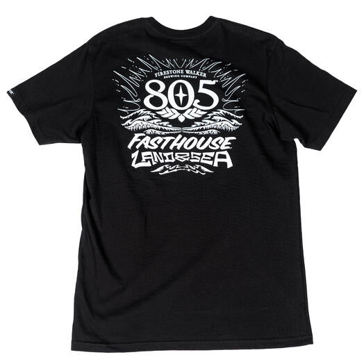 Fasthouse 805 Land & Sea Tee - Black