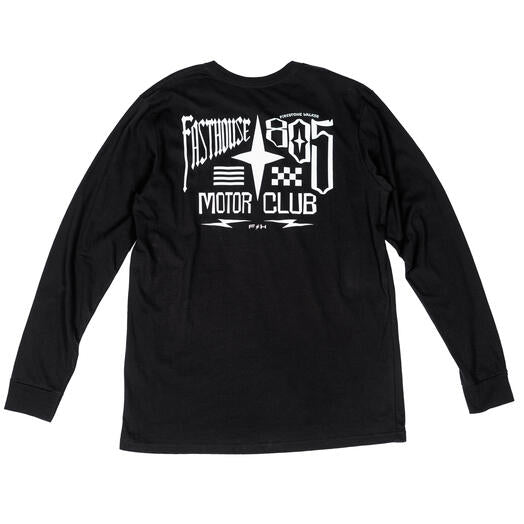 Fasthouse Motorclub Long Sleeve Tee - Black