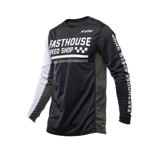 Fasthouse Youth Grindhouse Hudson Jersey - Blackwhite