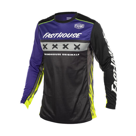 Fasthouse Youth Grindhouse Grimm Jersey - Purple/Black