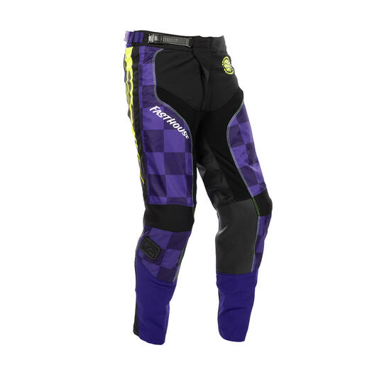 Fasthouse Youth Grindhouse Grimm MX Pant - FH Purple/Black