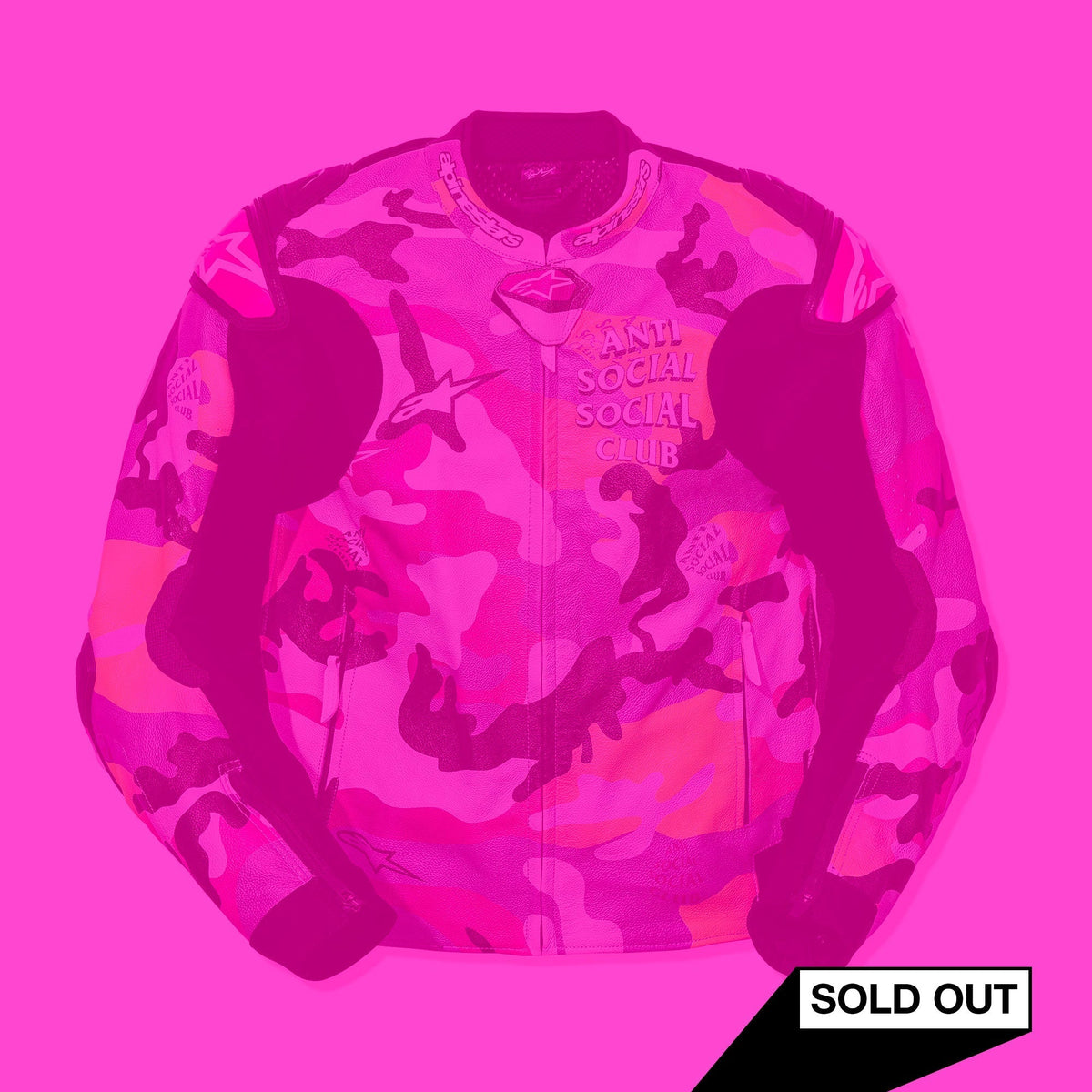 Alpinestars Limited Edition Alpinestars ASSC Leather Jacket - Camo