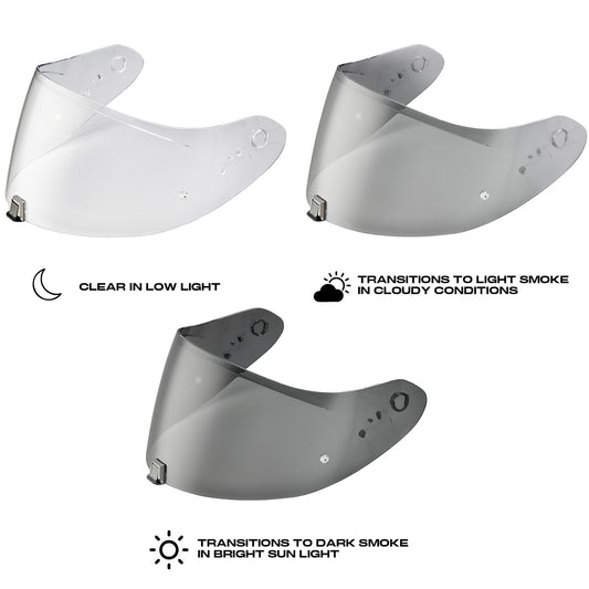 Scorpion EXO Photochromic Pinlock shield - R1 AIR/ST1400/T520/R330