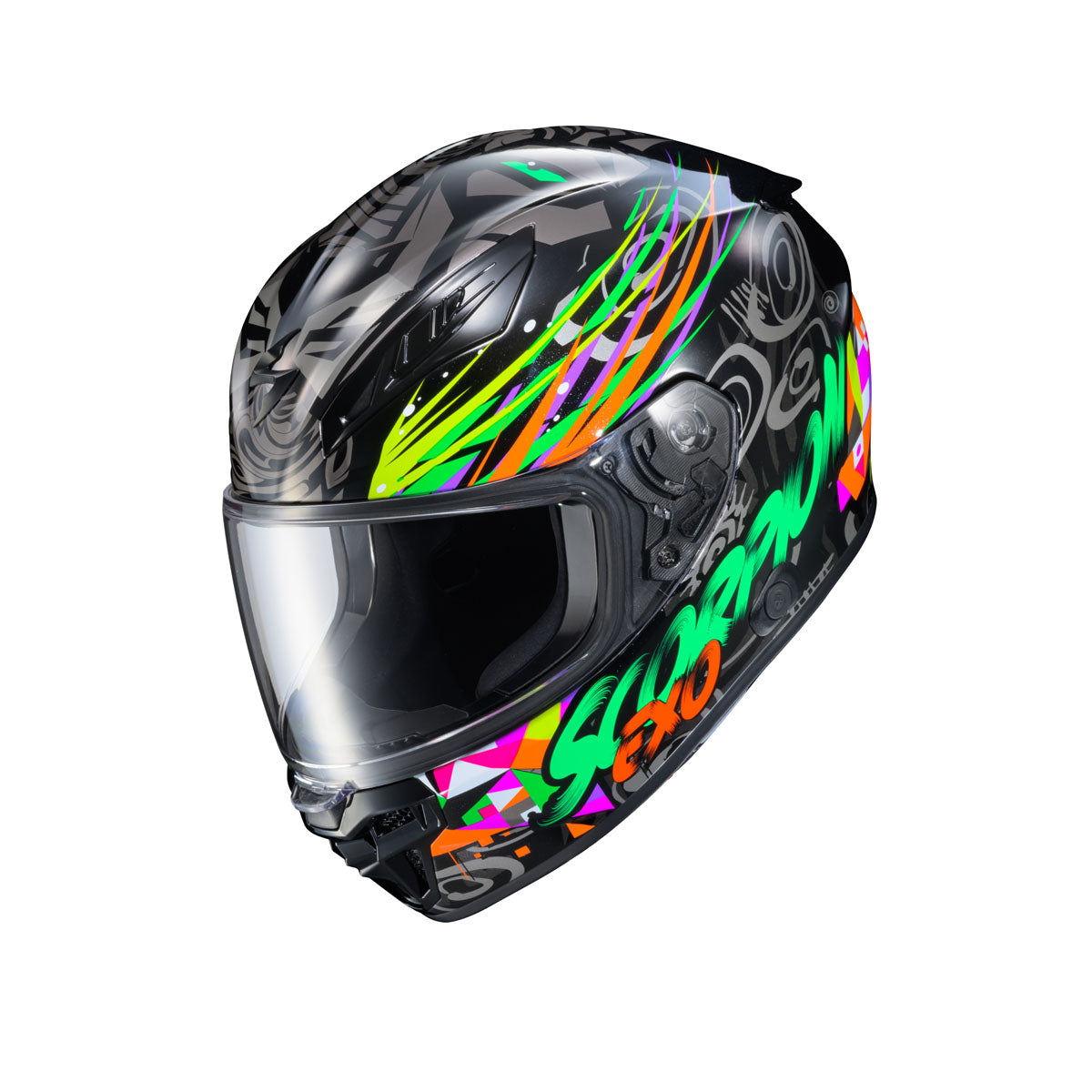 Scorpion EXO-R430 Savage Helmet - Black/Green/Yellow