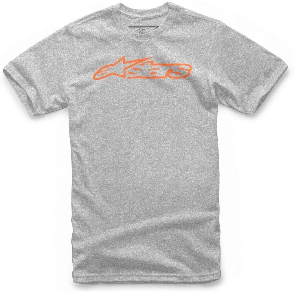 Alpinestars Blaze Classic Tee - Heather Grey/Orange