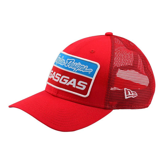 Troy Lee Designs GasGas Curved Snapback Trucket Hat - Red