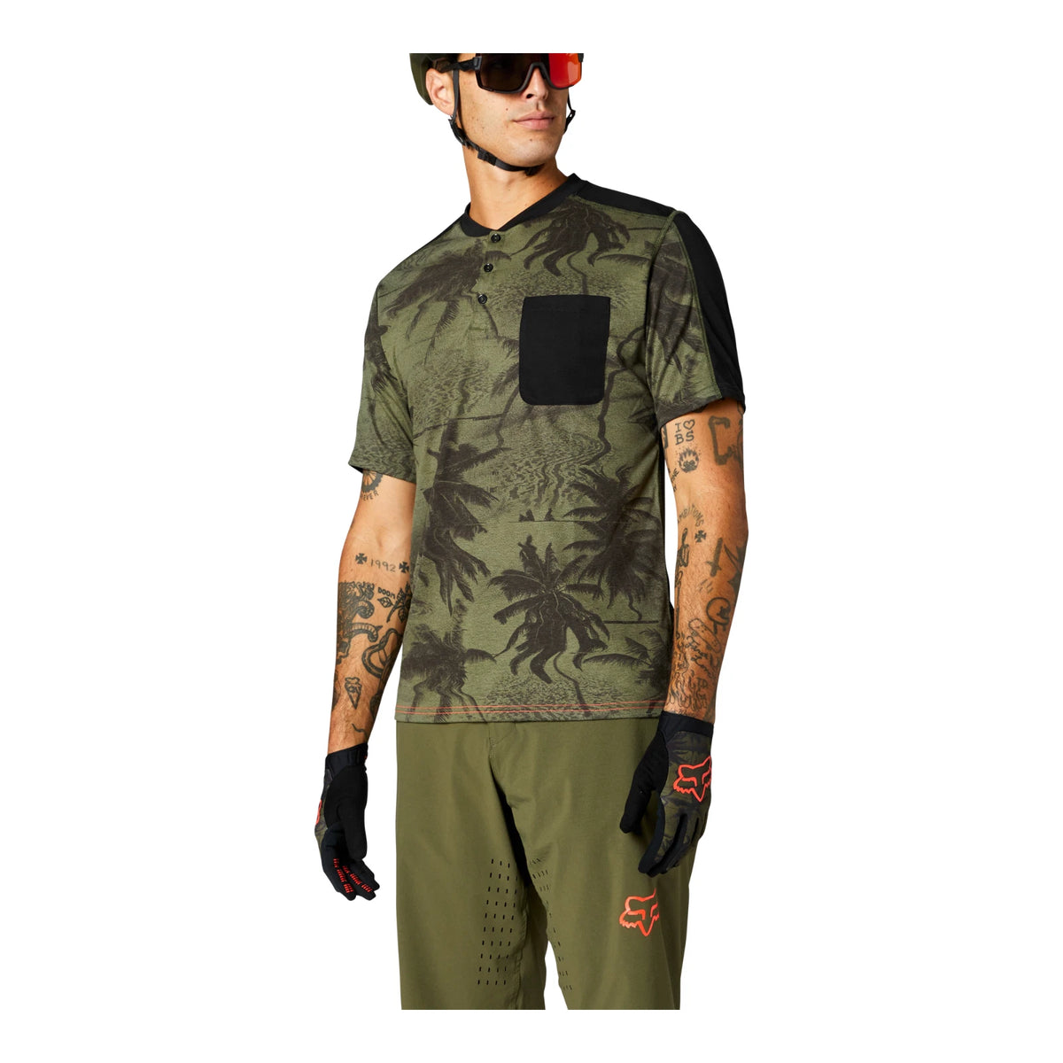 Fox Racing Ranger Short Sleeve Henley Dri-Release Jersey