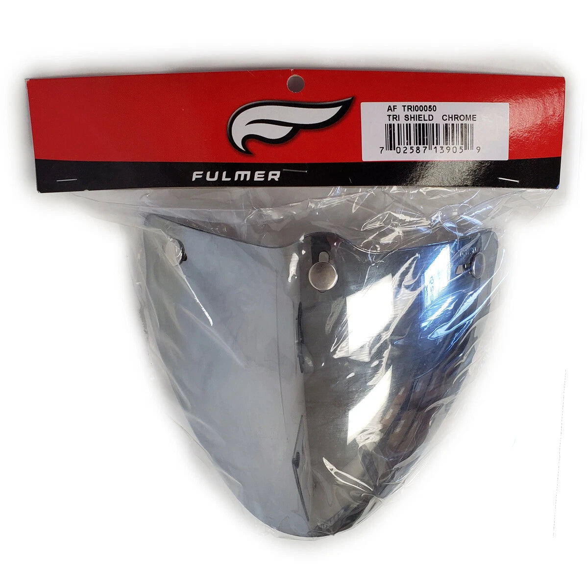 Fulmer 3 Snap Tri Shield - Universal for 3/4 Open Face Helmets