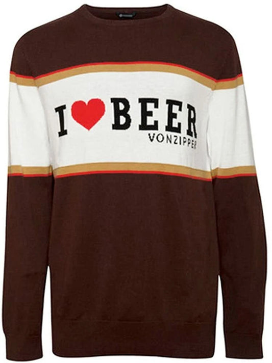 VonZipper "I Love Beer" Ugly Sweater CLOSEOUT