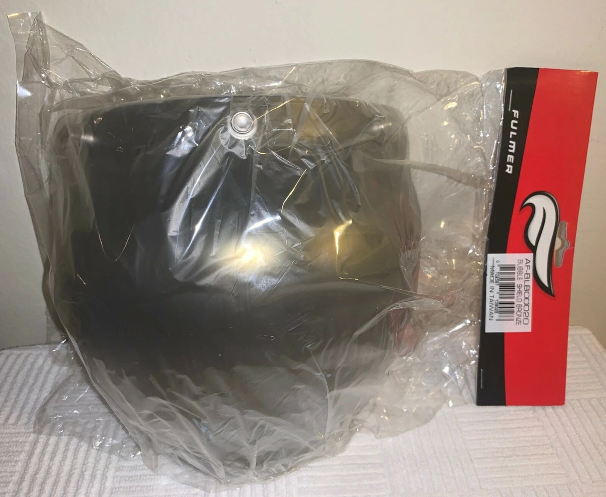 Fulmer 3 Snap Bubble Shield - Universal for 3/4 Open Face Helmets