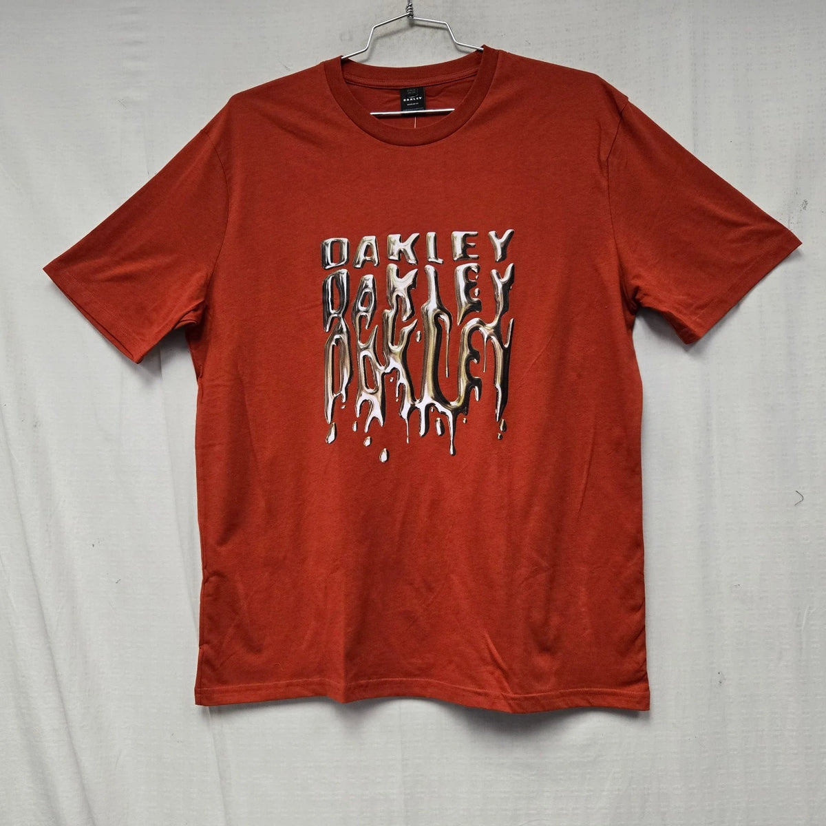 Oakley Graphic Liquid Gold Tee - Flame Red