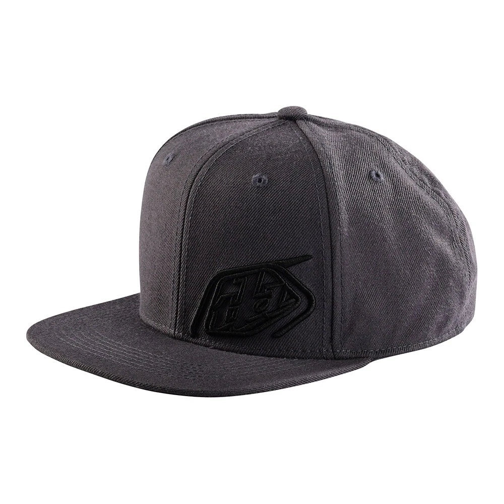 Troy Lee Designs Slice Snapback Hat - Grey/Charcoal