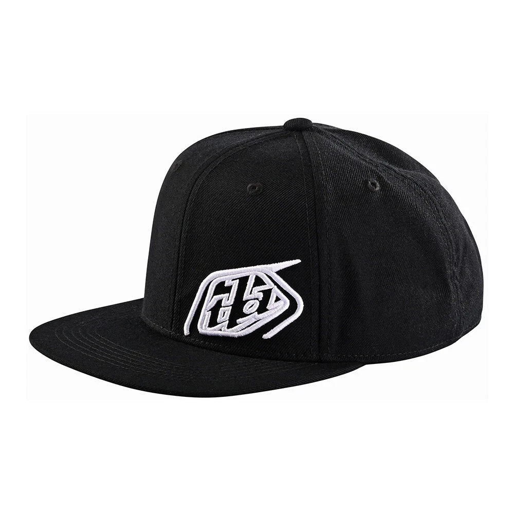 Troy Lee Designs Slice Snapback Hat - Black/White