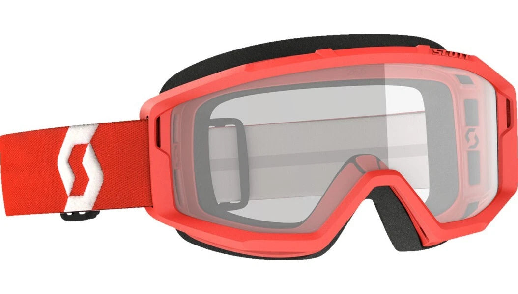 Scott Primal Goggles CLOSEOUT - Red/Clear