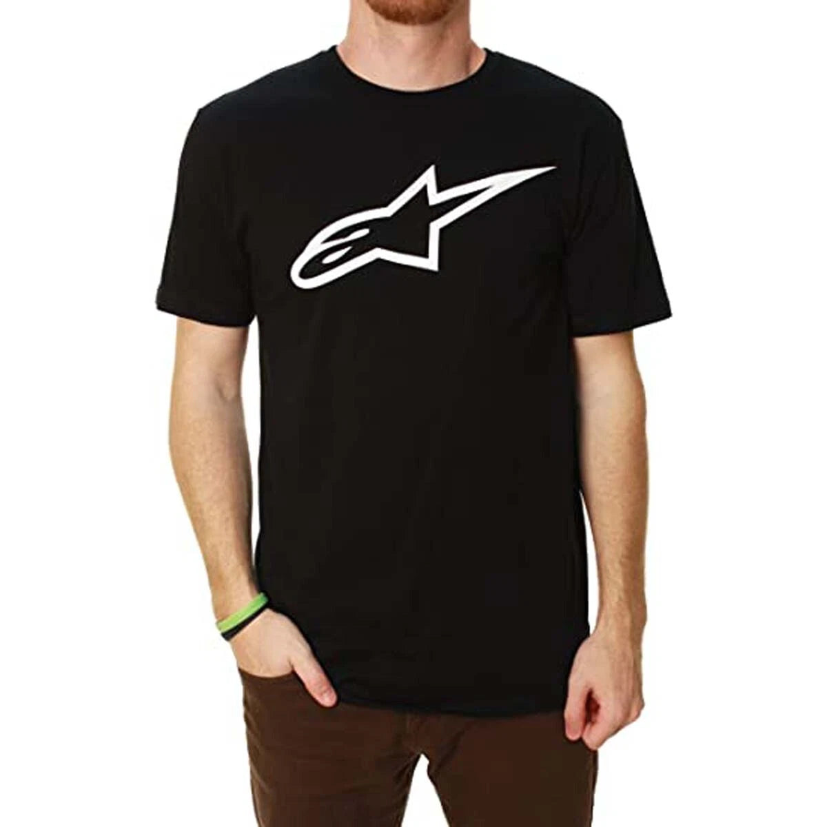 Alpinestars 30/1S Clip Tee - Black/White