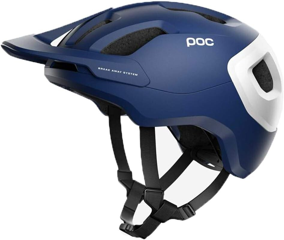 POC Axion Spin MTB Bicycle Helmet CLOSEOUT - Lead Matte Blue