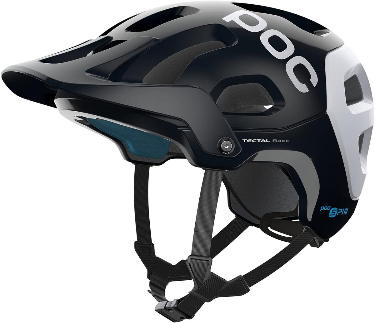 POC Tectal Race Spin MTB Bicycle Helmet CLOSEOUT - Black/Hydrogen White
