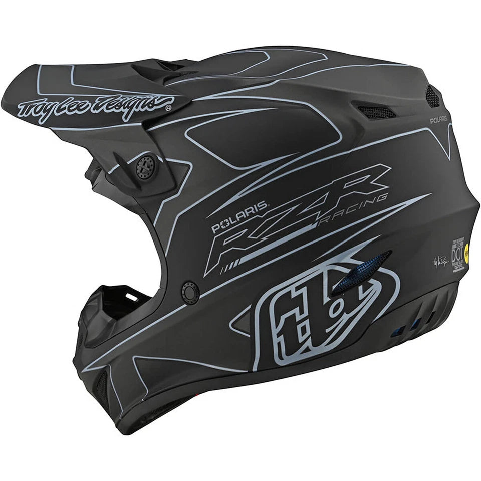 Troy Lee Designs SE4 Polyacrylite Helmet w/ MIPS - Polaris RZR