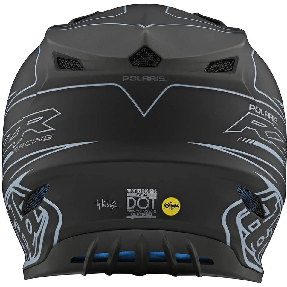 Troy Lee Designs SE4 Polyacrylite Helmet w/ MIPS - Polaris RZR