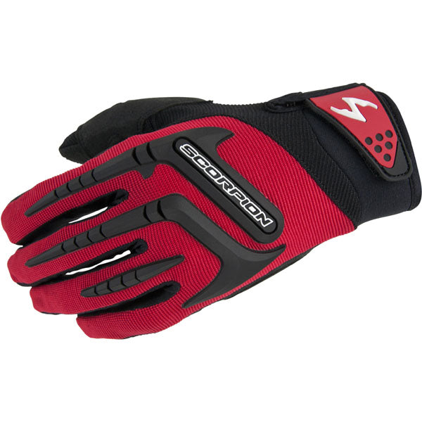 Scorpion EXO Skrub Gloves CLOSEOUT - Red