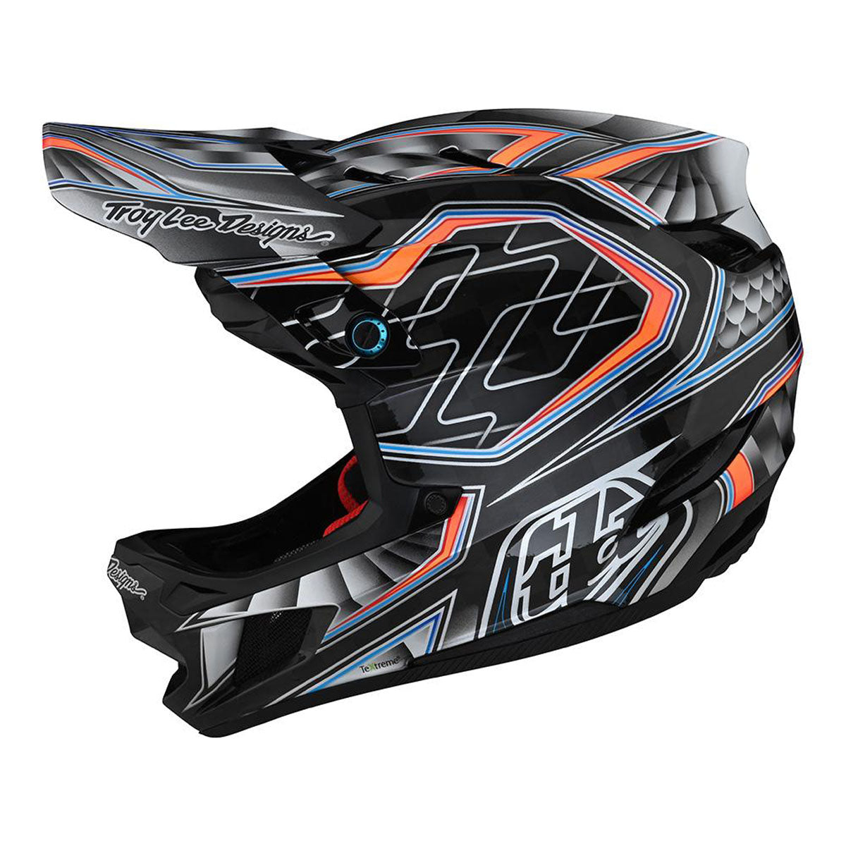 Troy Lee Designs D4 Carbon Helmet w/ MIPS (CLOSEOUT) - Low Rider Gray