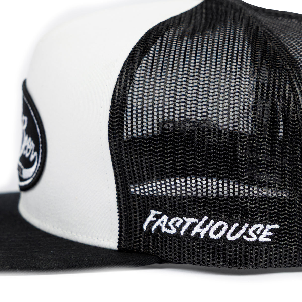 Fasthouse Blockhouse Hat - Black/White
