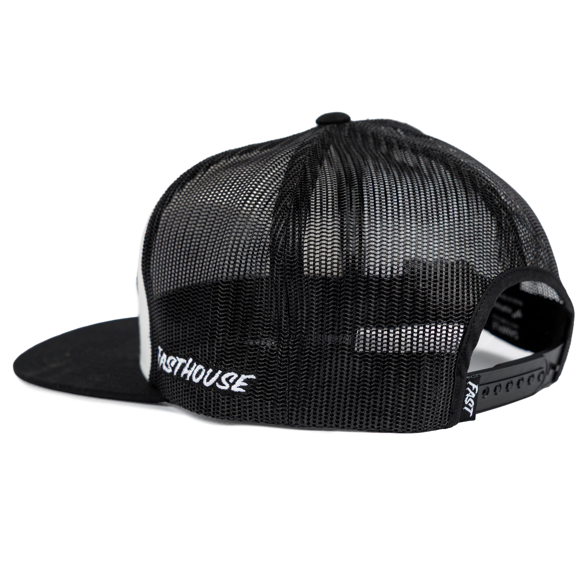 Fasthouse Blockhouse Hat - Black/White