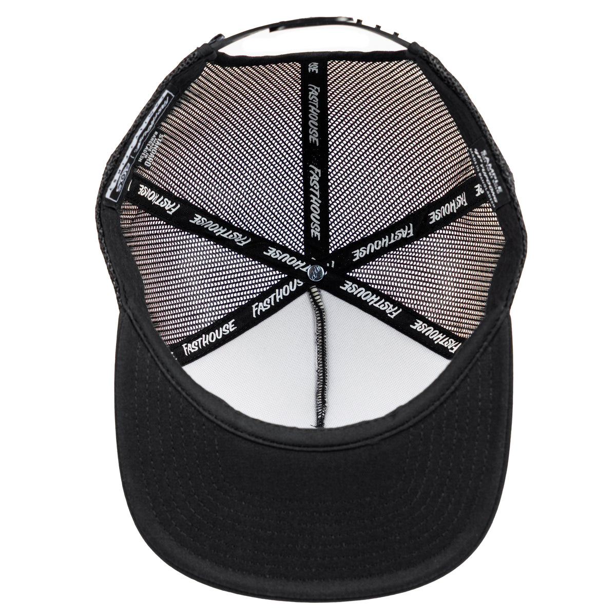 Fasthouse Blockhouse Hat - Black/White