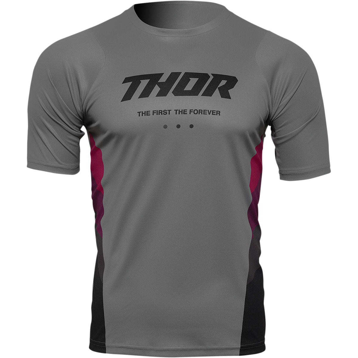 Thor Assist React Short-Sleeve Jersey - Gray/Purple