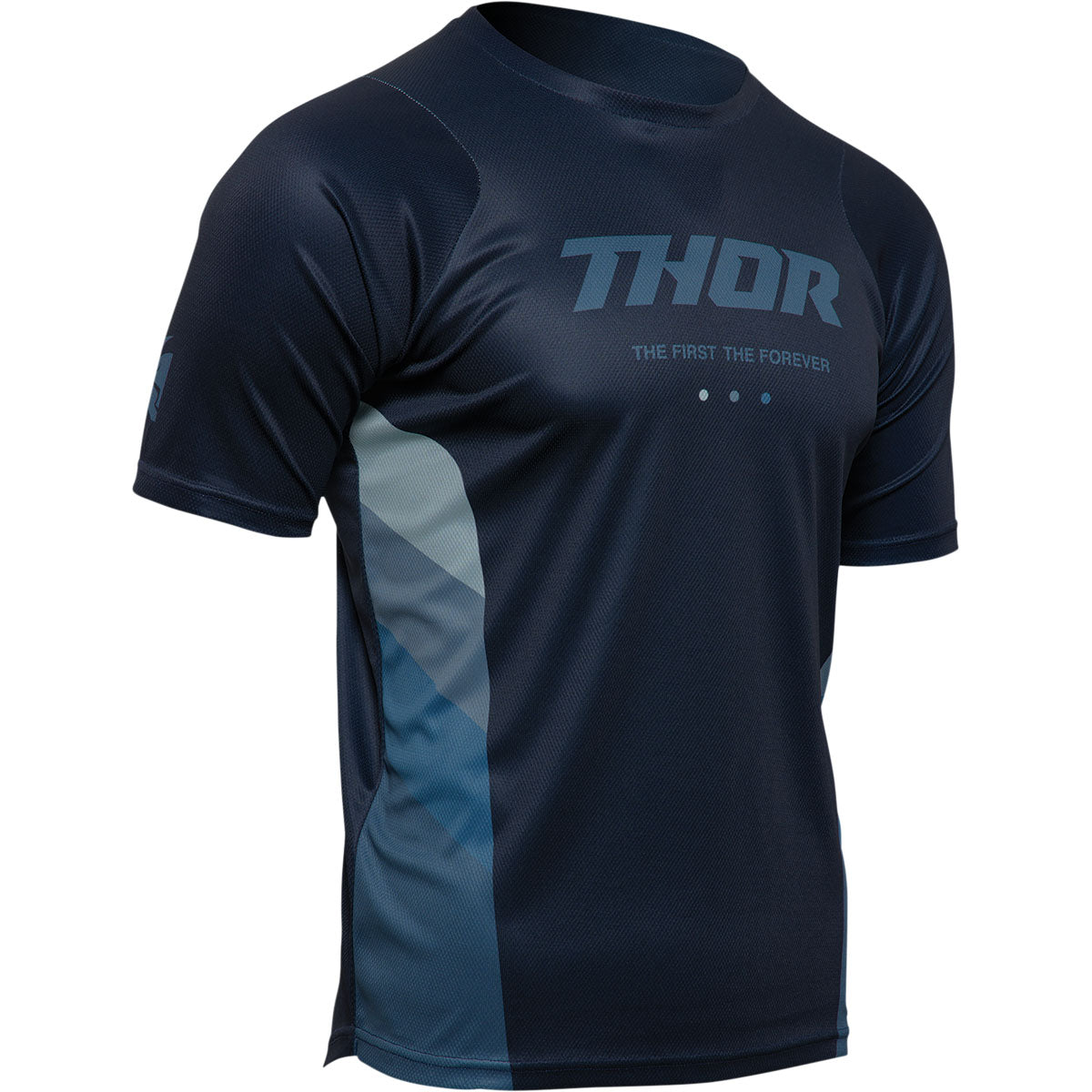 Thor Assist React Short-Sleeve Jersey - Midnight/Teal