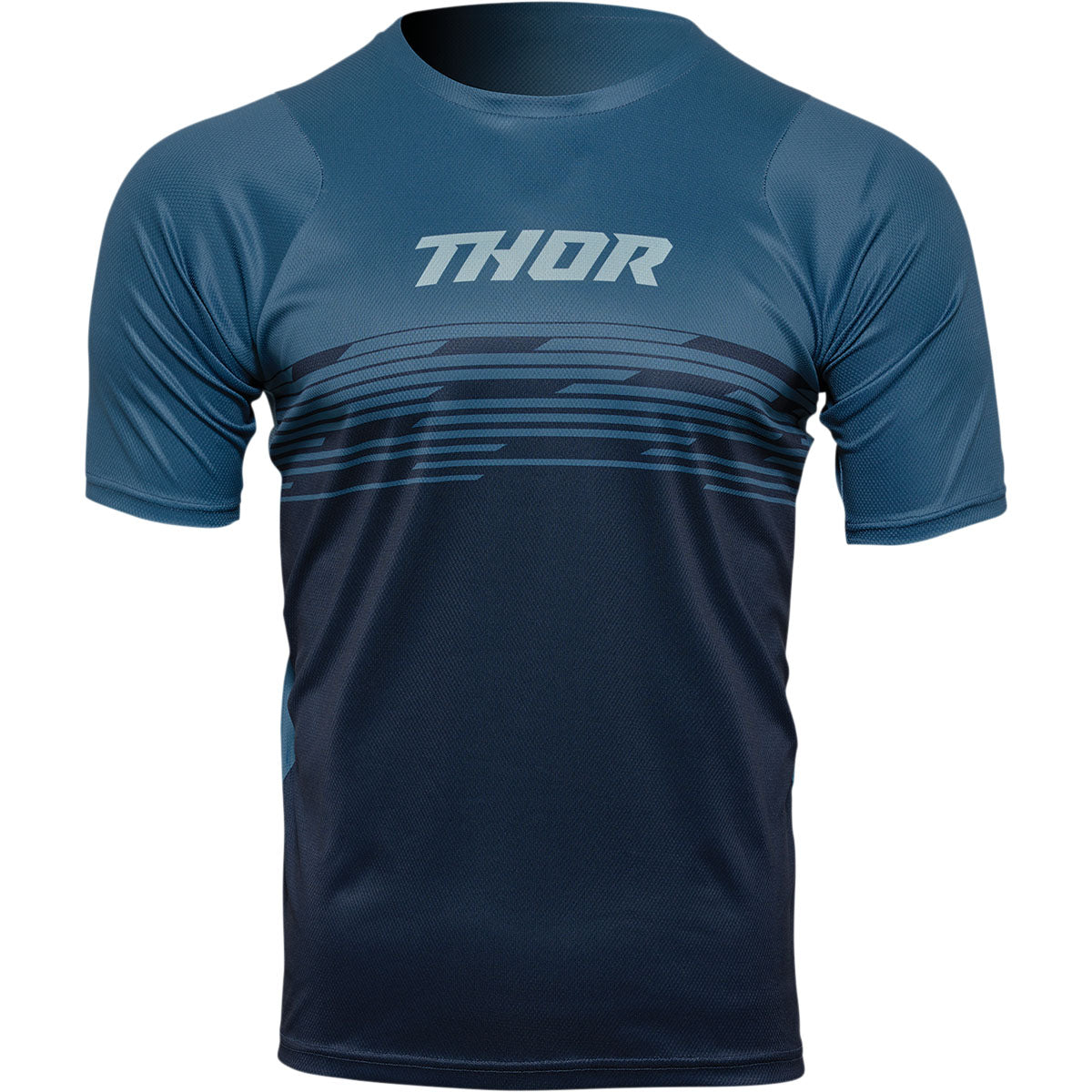 Thor Assist Shiver Short-Sleeve Jersey - Teal/Midnight