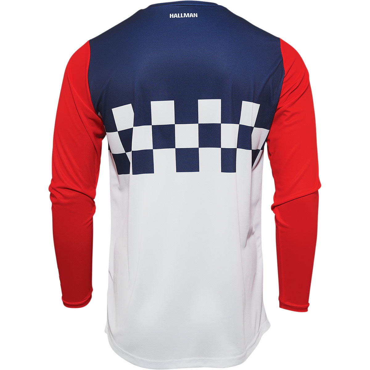 Thor Hallman Differ Cheq Jersey - White/Red/Blue